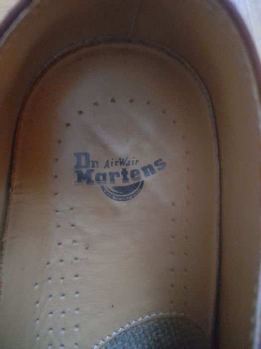 Bordowe Dr Martens