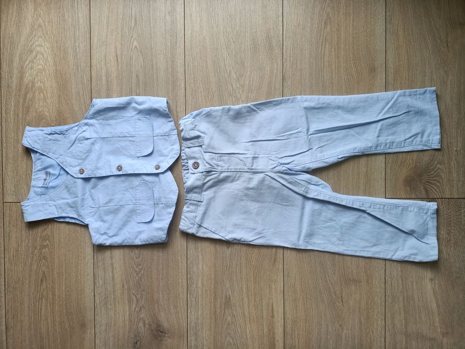 Garnitur błękitny rozmiar 86