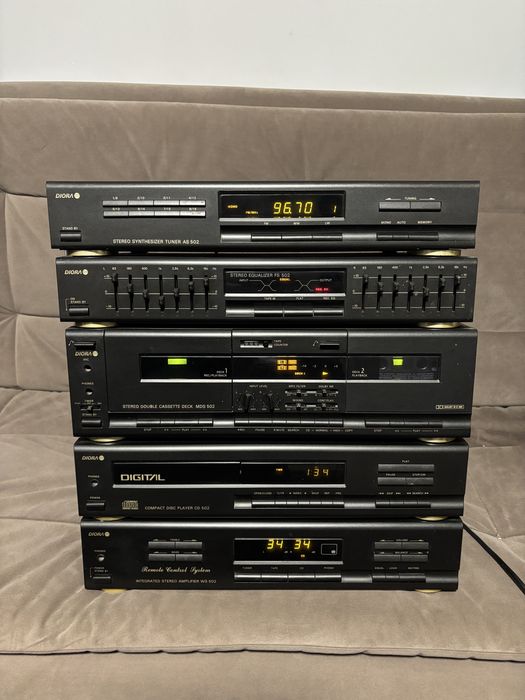 Diora 502 WS AS FS MDS CD Tuner Korektor CD Deck Wzmacniacz