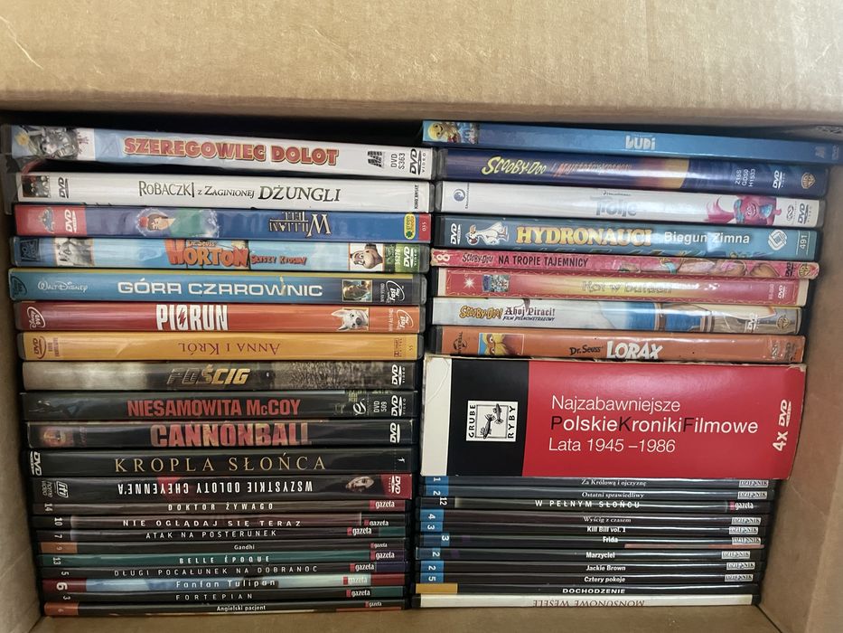 Płyty dvd różne kolekcja własna