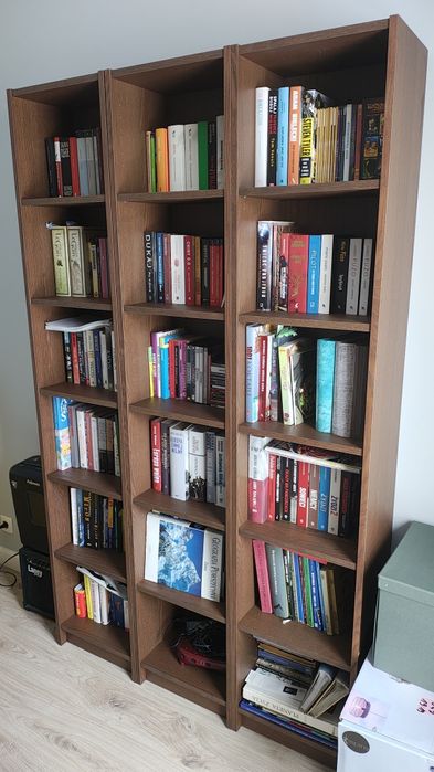 Regał Billy Ikea ciemny brąz 120x28x237