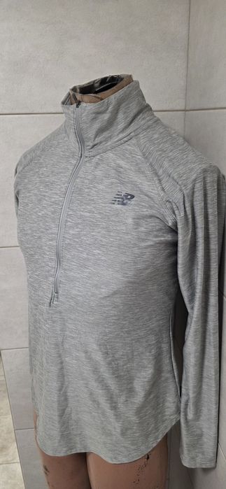 Кофта чоловіча zip new balance сірий