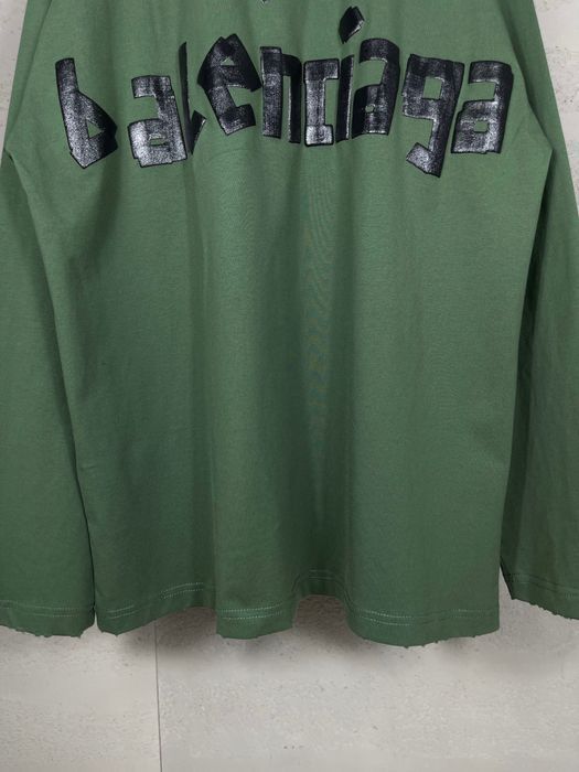 BALENCIAGA TAPE TYPE кофта реглан батник свитшот лонгслив мужской