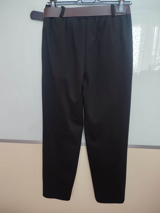 Spodnie damskie czarne kant wizytowe uniwersalny