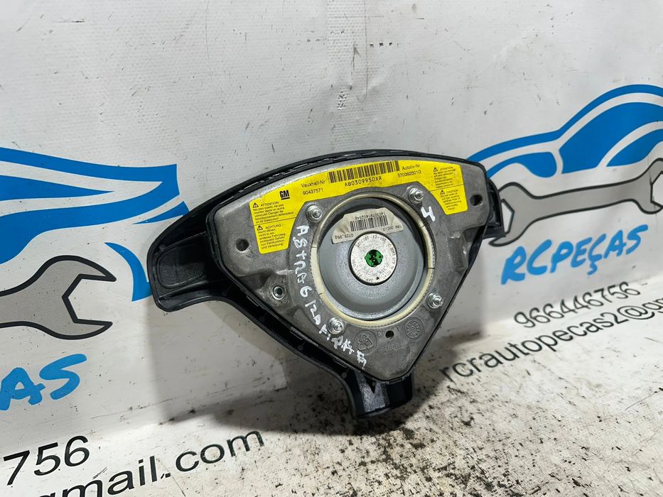 Airbag Volante Condutor GM Opel Astra Zafira 90437571 1998 - 2005