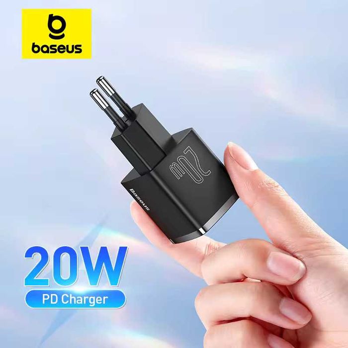 Зарядний пристрій Baseus Cube PD Quick Charger 20W EU