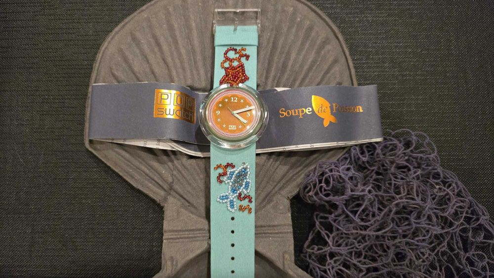 Relógio Swatch Pop “Soupe de Poisson” PWZ106, Novo, 1993