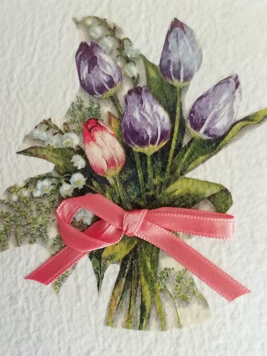 Postal artesanal, escrito