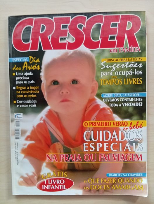2 revistas e um guia sobre maternidade e bebés