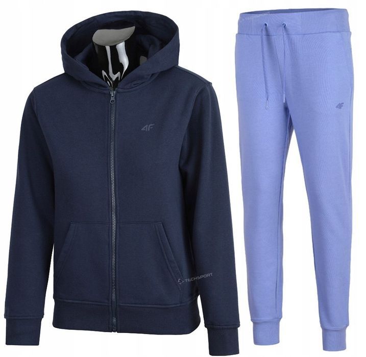 4F Damski Dres Bawełna Komplet Bluza Spodnie / Rozm S