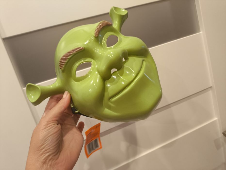 Maska do stroju przebrania na bal Shrek