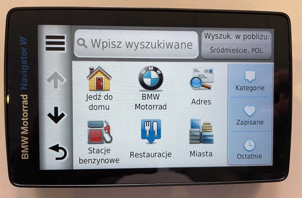 BMW motorrad 　Navigator　ナビゲーター6　R1200GS Nawigacja motocyklowa BMW Motorrad ConnectedRide Navigator