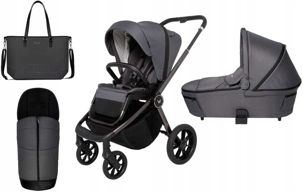 Muuvo SE2 wózek 2w1 + gondola + akcesoria