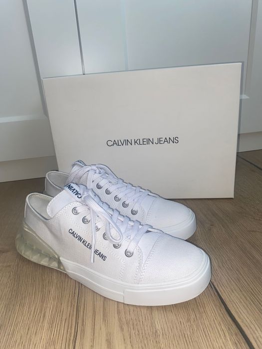 Calvin Klein Jeans Sneakersy Myrtie Białe