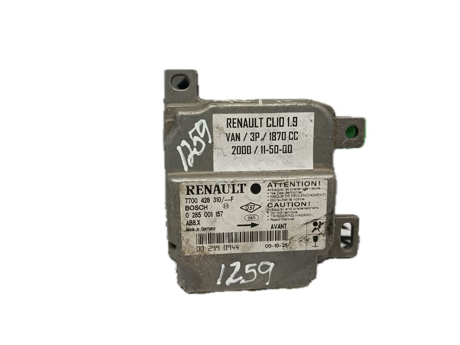 Centralina airbag RENAULT Clio II (BB0/1/2_, CB0/1/2_)