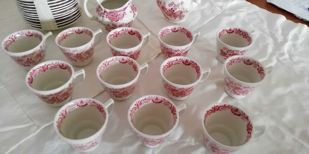 Serviço de café estilo inglês