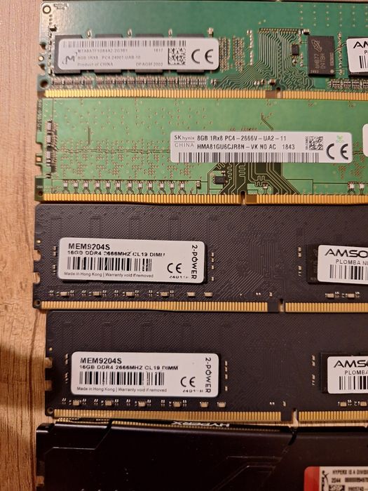 Pamięć DDR4 8gb 16gb 32gb 2400mhz 2666mhz