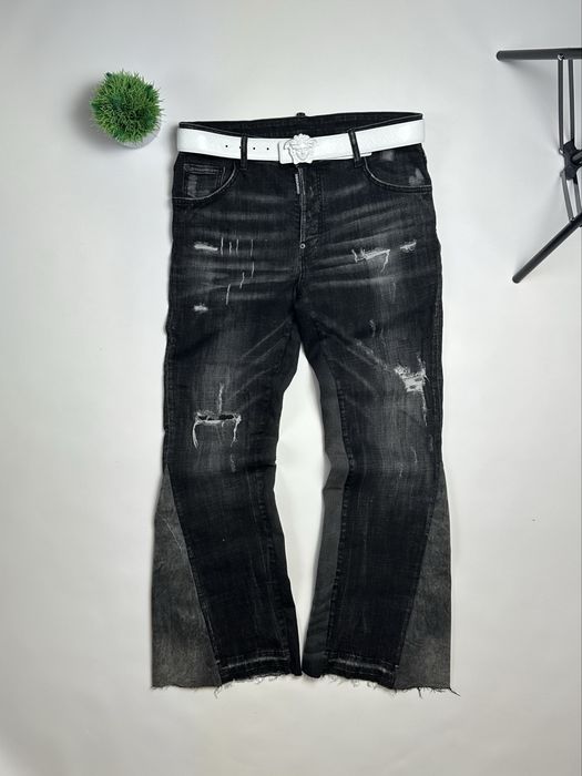 Flared Jeans Custom | Black Flared Jeans | Flared Jeans
