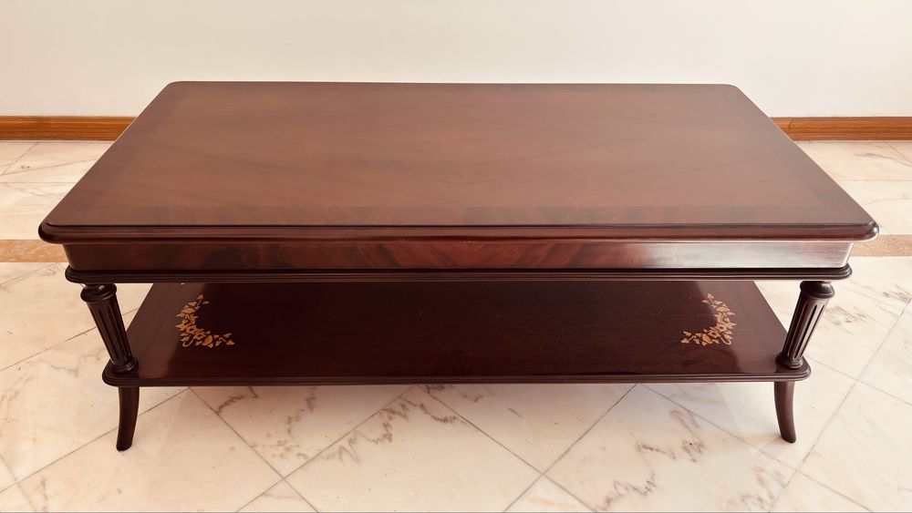Mesa de centro ATC - Augusto Coelho Filhos - com marchetaria