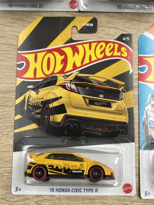 ひ*が様 Hot Wheels Civic Type R STH Hot Wheels HONDA CIVIC set Type-R zestaw 5szt Walmart
