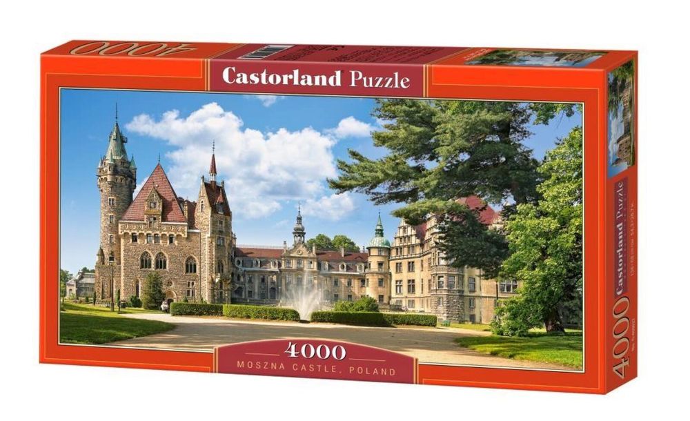 Puzzle 4000 Zamek w Mosznej - Polska CASTOR pudełko,472x276 mm