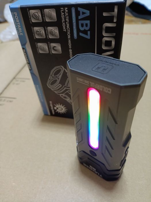 Супер яркий фонарь Yemao rgb