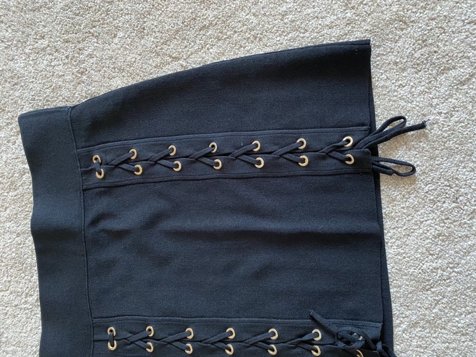 Spodniczka zara knit czarna 36 s