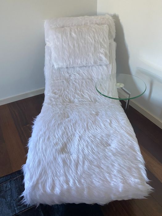 Sofá Chaise Longue de Pêlo da Interforma/Divani e Divani
