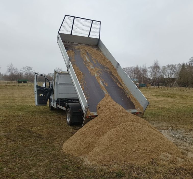 Ziemia kruszywo piasek płukany zasypowy pospółka transport wywrotka