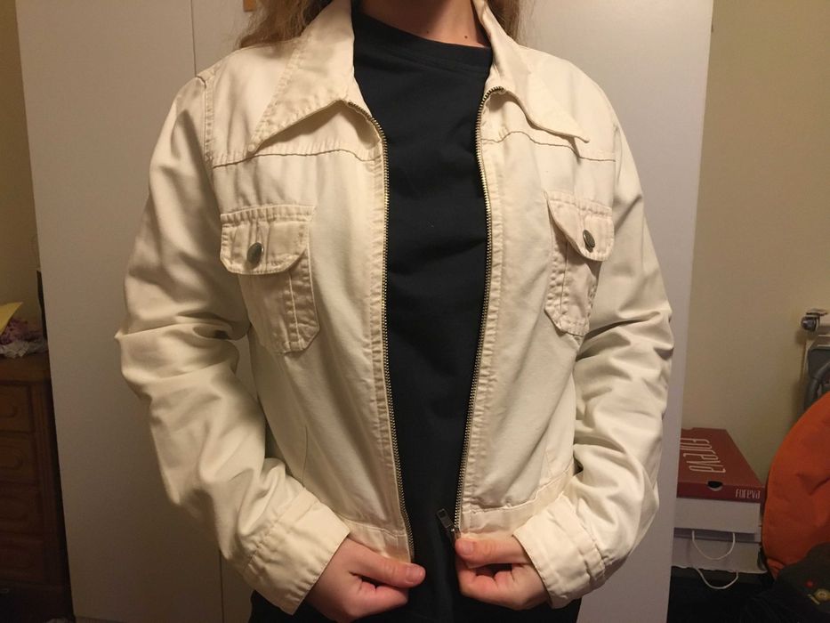 Casaco Branco Zara TRF