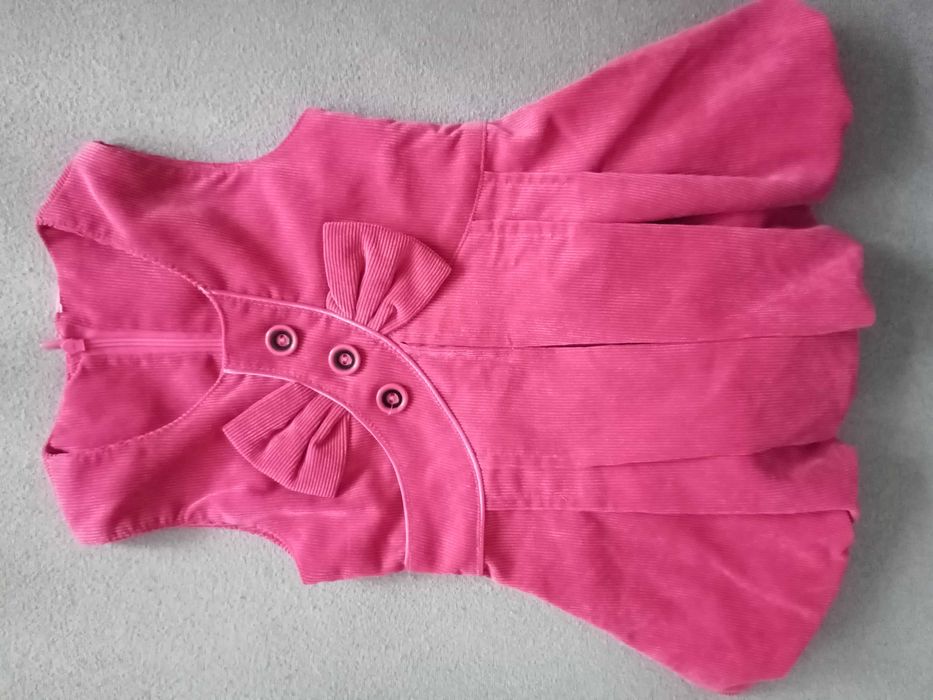 Sukienka sukieneczka różowa z kokardka