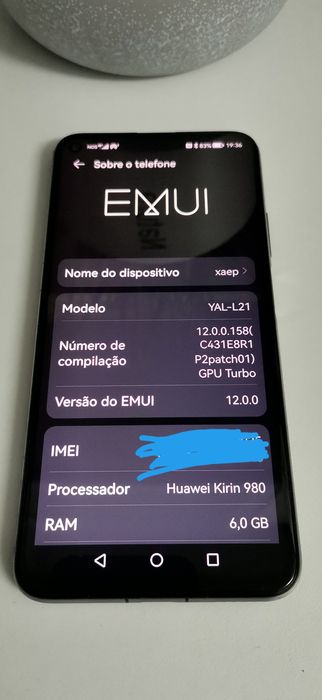 Telemóvel Huawei Nova 5t Impecável