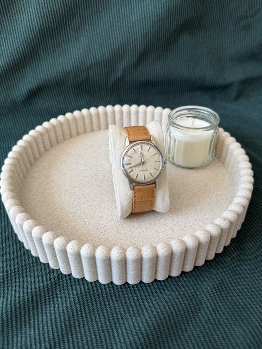Omega Seamaster Ref. 14390 "Linen Dial" 1961 – Stan Gabinetowy | Pełny Serwis | Gwarancja do 02/2027