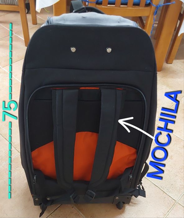 MOCHILA E MALA VIAGEM 2 EM 1. Casa,Viagens,Mudanças, Campismo,Quarto.