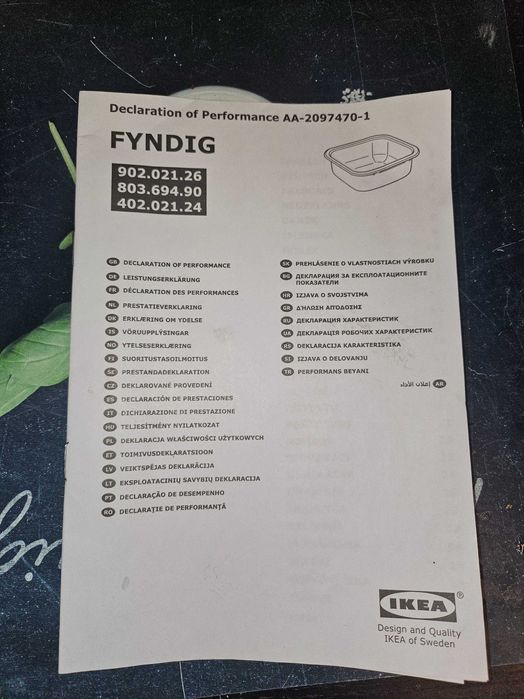 Zlew NOWY w super cenie  1-komorowy wpuszczany stal nierdz 46x40 cm