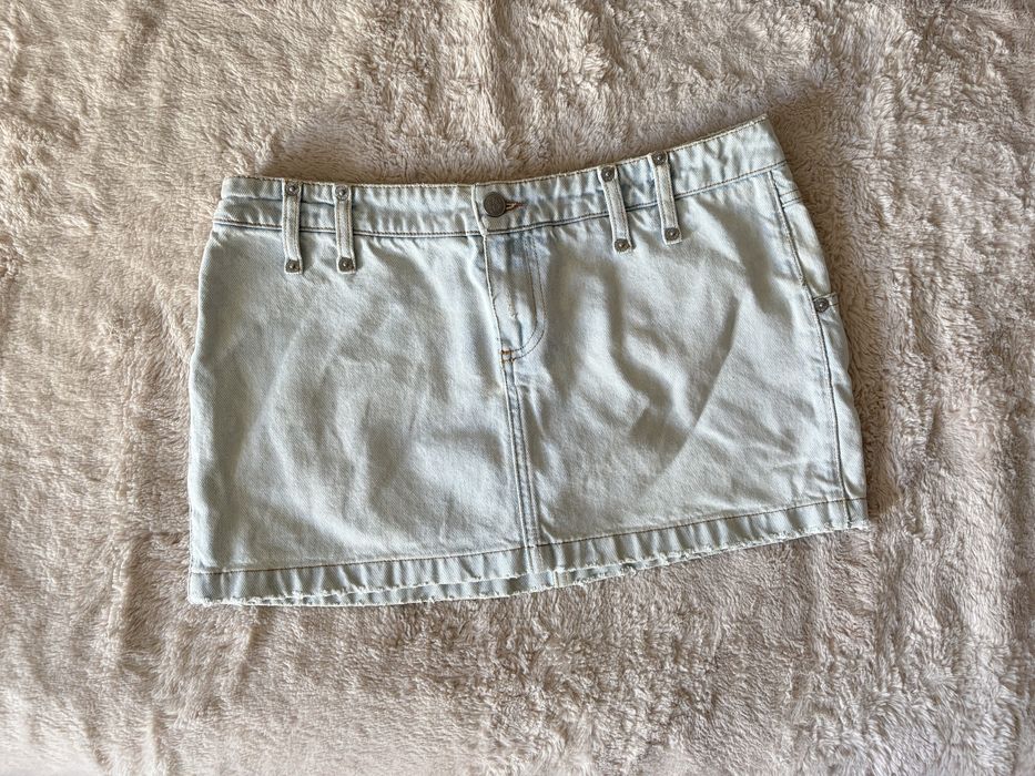 Юбка в складку синяя мини Cropp Аниме юбка Теннисная Xs S + Mango