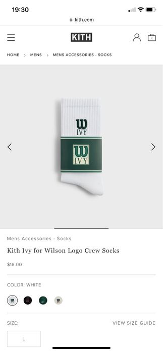 Kith ivy for wilson socks шкарпетки