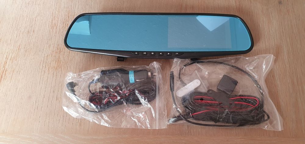 Câmara espelho retrovisor para carro Dashcam novo na caixa