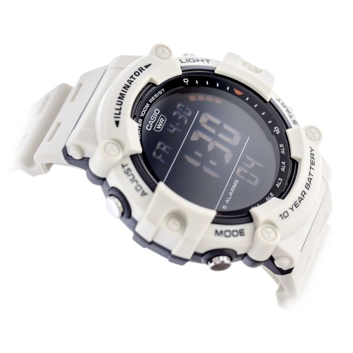 Zegarek Casio AE-1500WH-8B2 – Męski, Biały, Cyfrowy, Sportowy