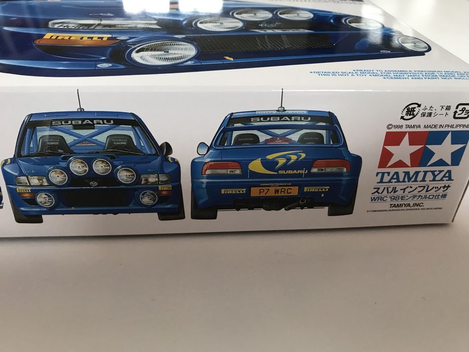 Samochód Subaru Impreza WRC 98 Monte-Carlo model Tamiya 24199