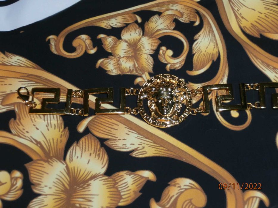 Bransoletka VERSACE Piękne duże LOGO Meduza - czytaj opis