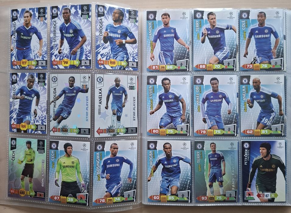 Karty piłkarskie Chelsea panini topps match attax fifa 365