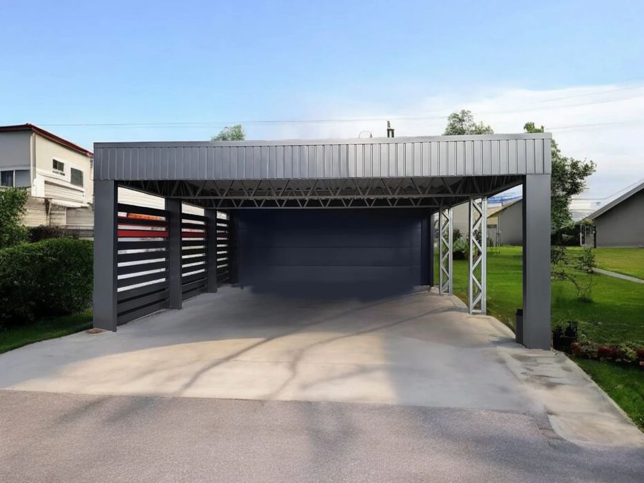 Carport Wiata garażowa 6x5 m - Standard