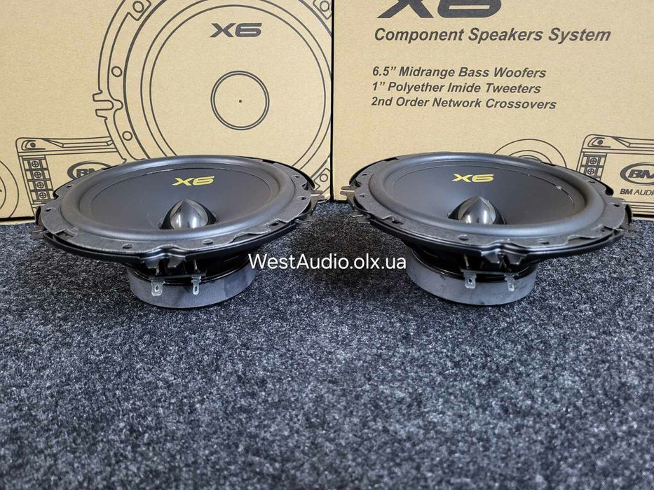 16см Boschmann F-628-X6/динаміки в авто/колонки/компонентні