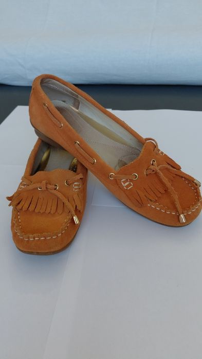 Черевики / туфлі - кеди шкіряні - замш