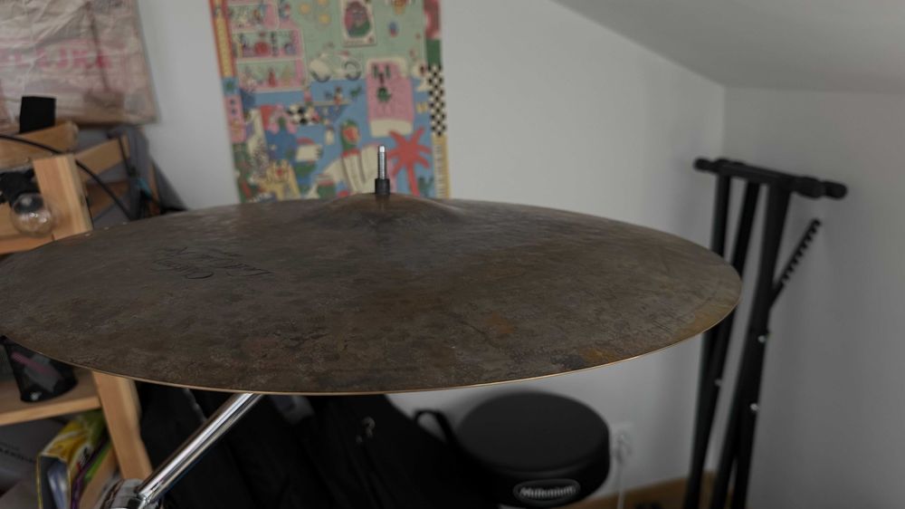 Zildjian 20" K Custom Left Side Ride Cymbal with Rivets
