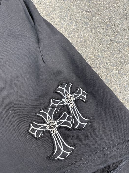 Chrome Hearts Shorts (Black - White) (krótkie spodenki)