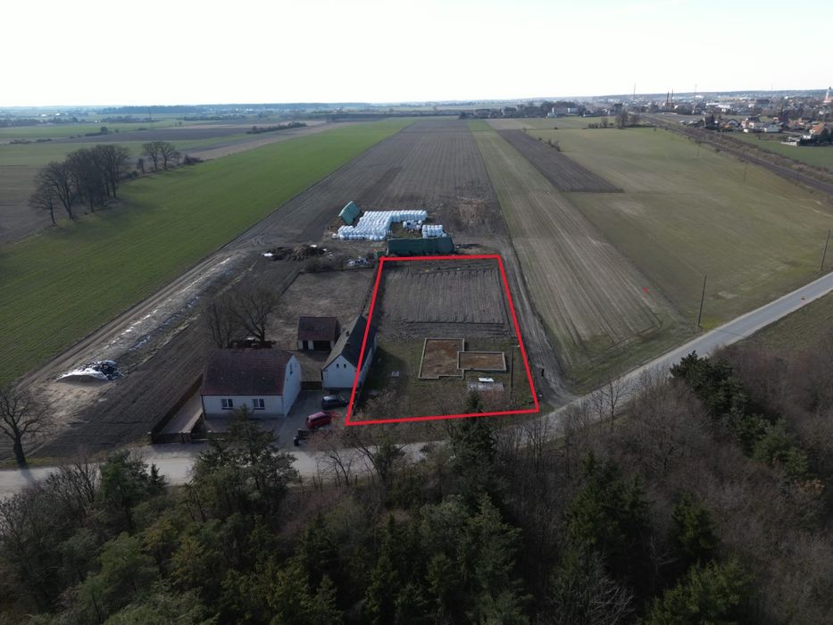 Duża DZIAŁKA Budowlana z Fundamentami w Witaszycach na Sprzedaż!