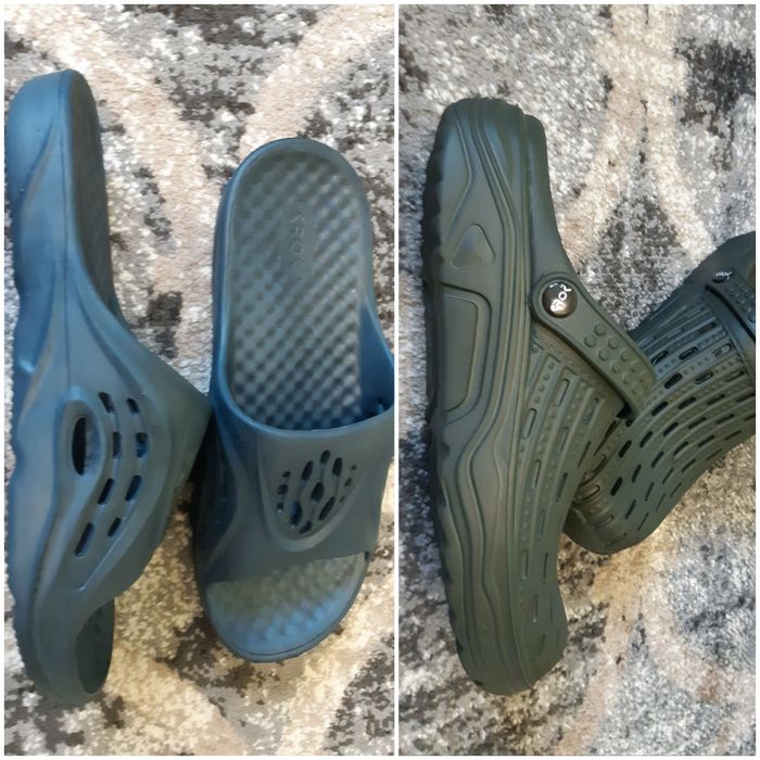 открытые и закрытые тапки из пены