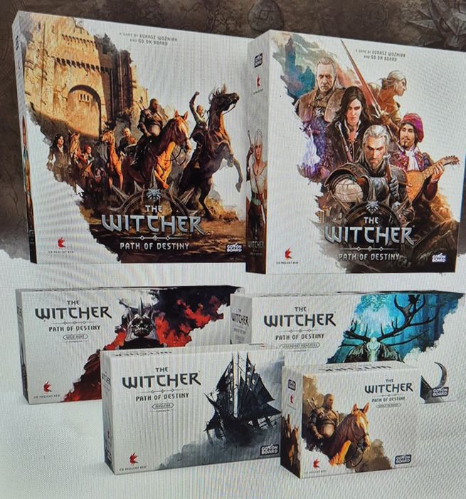 Wiedźmin Ścieżka Przeznaczenia wersja PL Delux- komplet